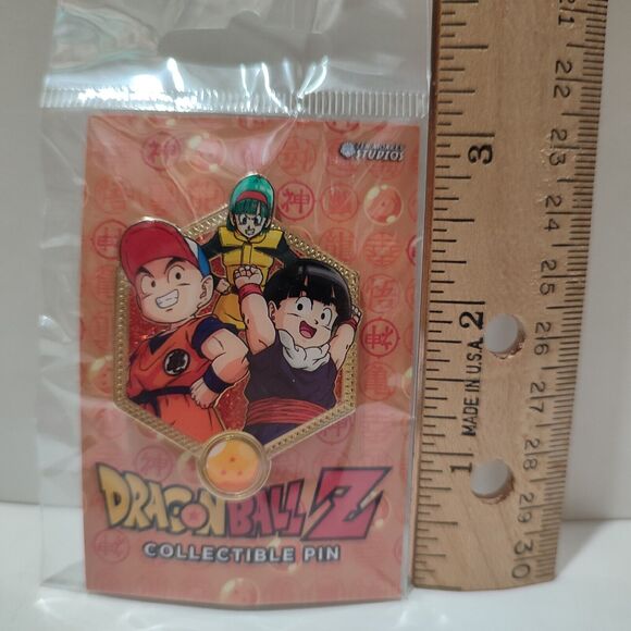 Dragon Ball Z Krillin Gohan And Bulma Journey To Namek Enamel Pin Official DBZ - Picture 2 of 2